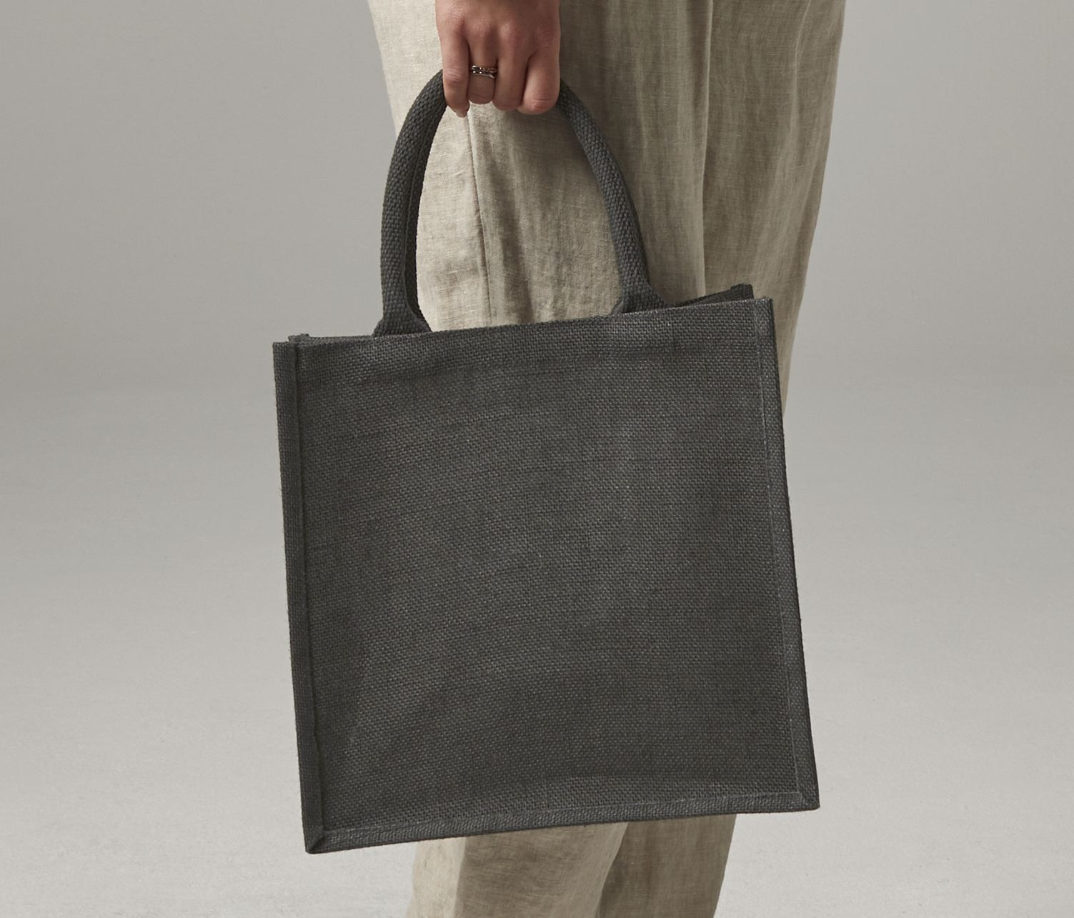 JUTE MIDI TOTE