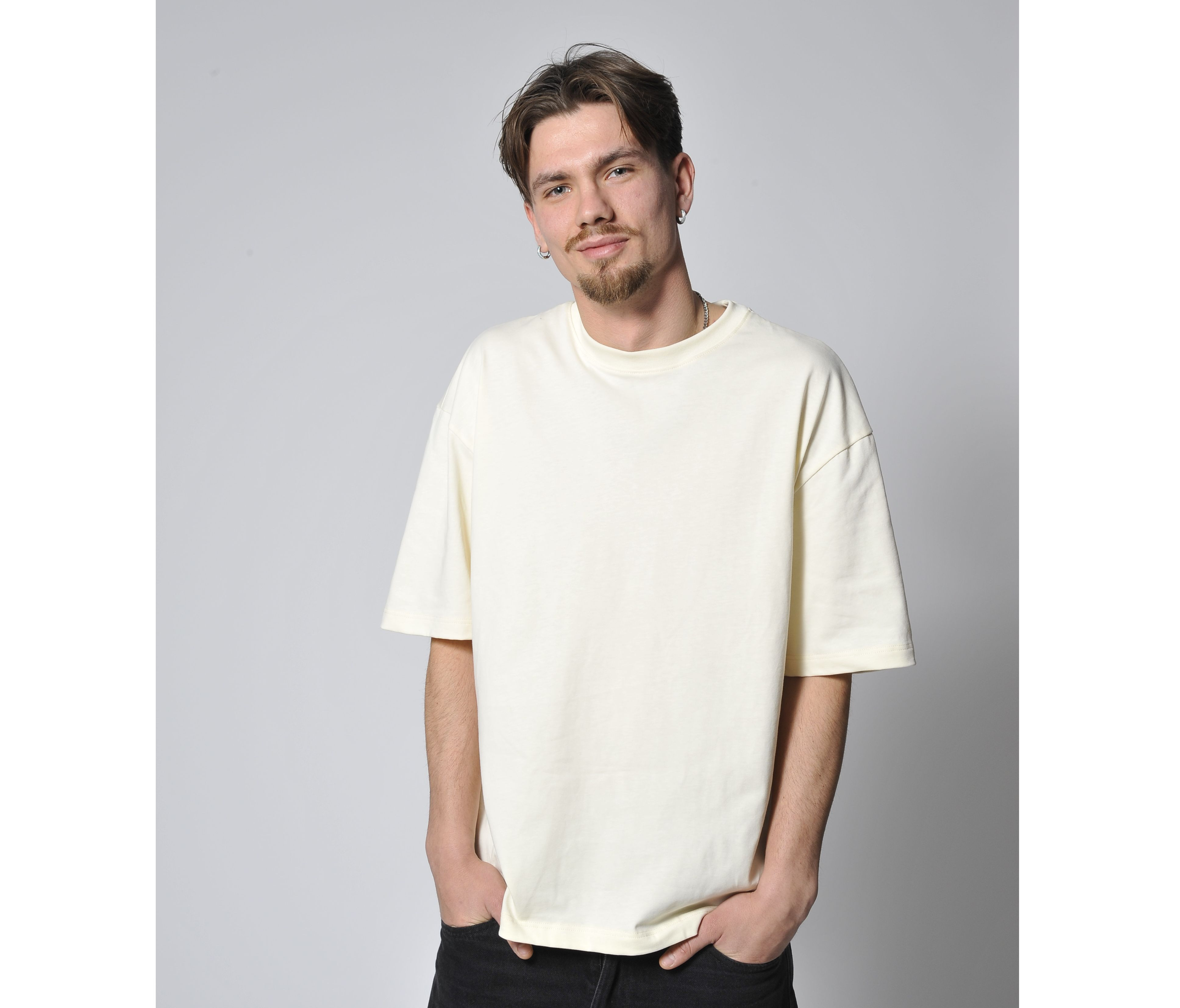 HEAVYWEIGHT OVERSIZED CREW NECK T-SHIRT