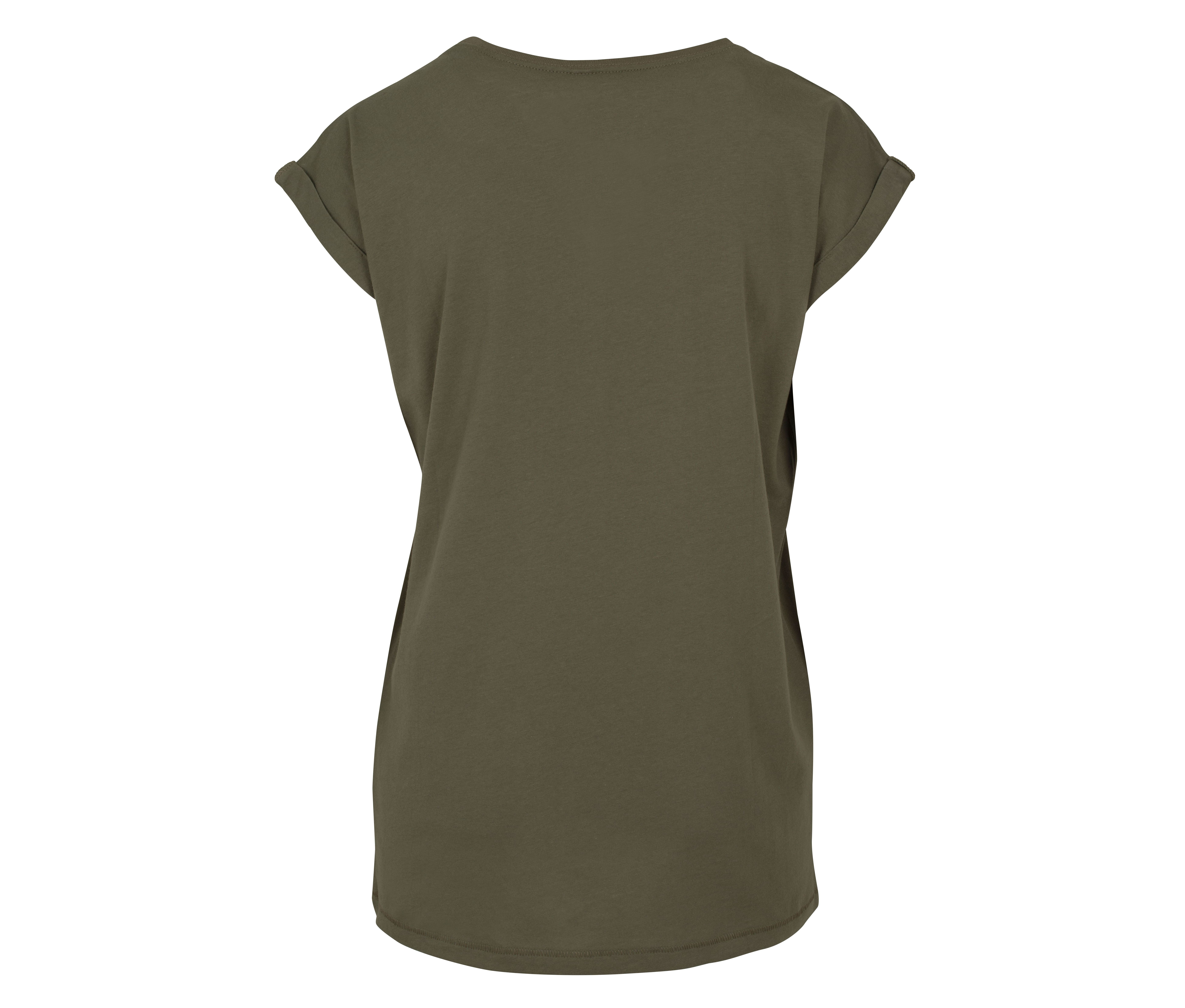 LADIES EXTENDED SHOULDER TEE