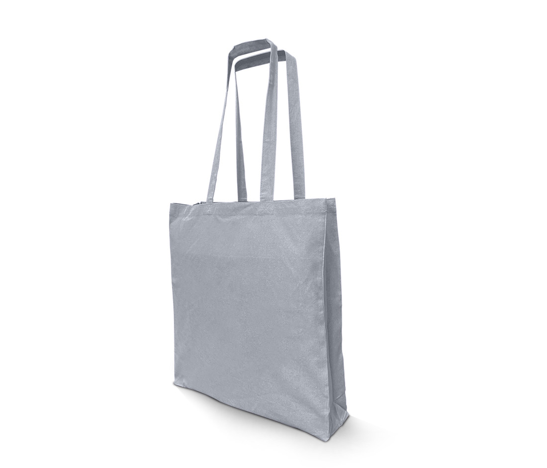 RECYCLED TOTE BAG WITH GUSSET