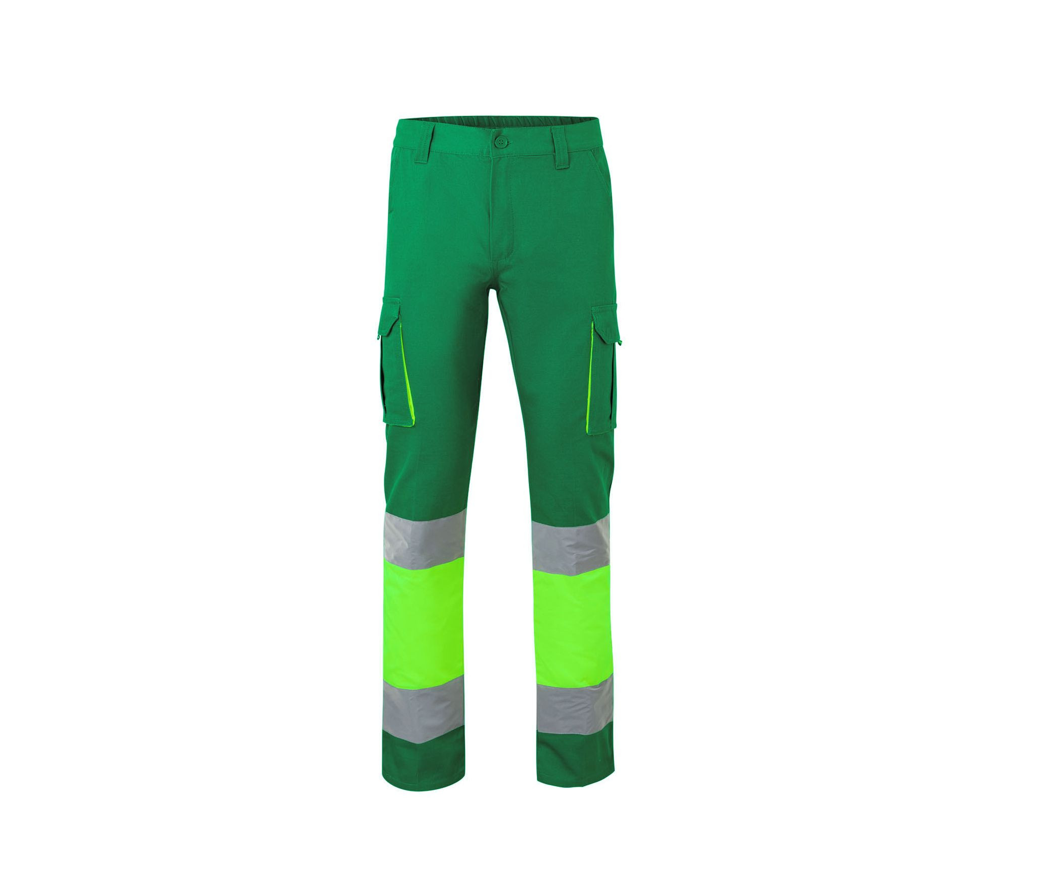 PANTALON MULTIPOCHES BICOLORE HAUTE VISIBILITÉ
