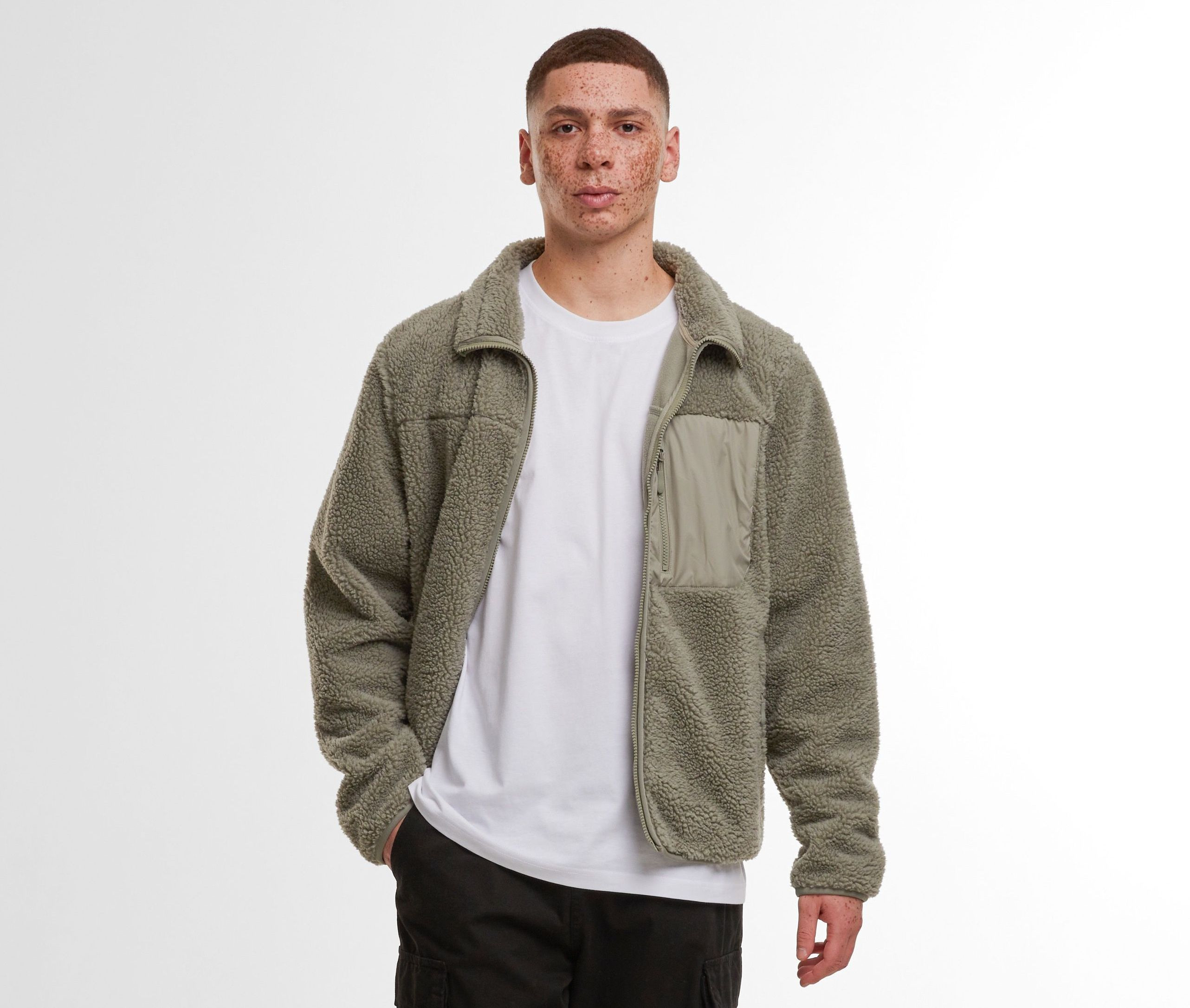 BONDED SHERPA JACKET