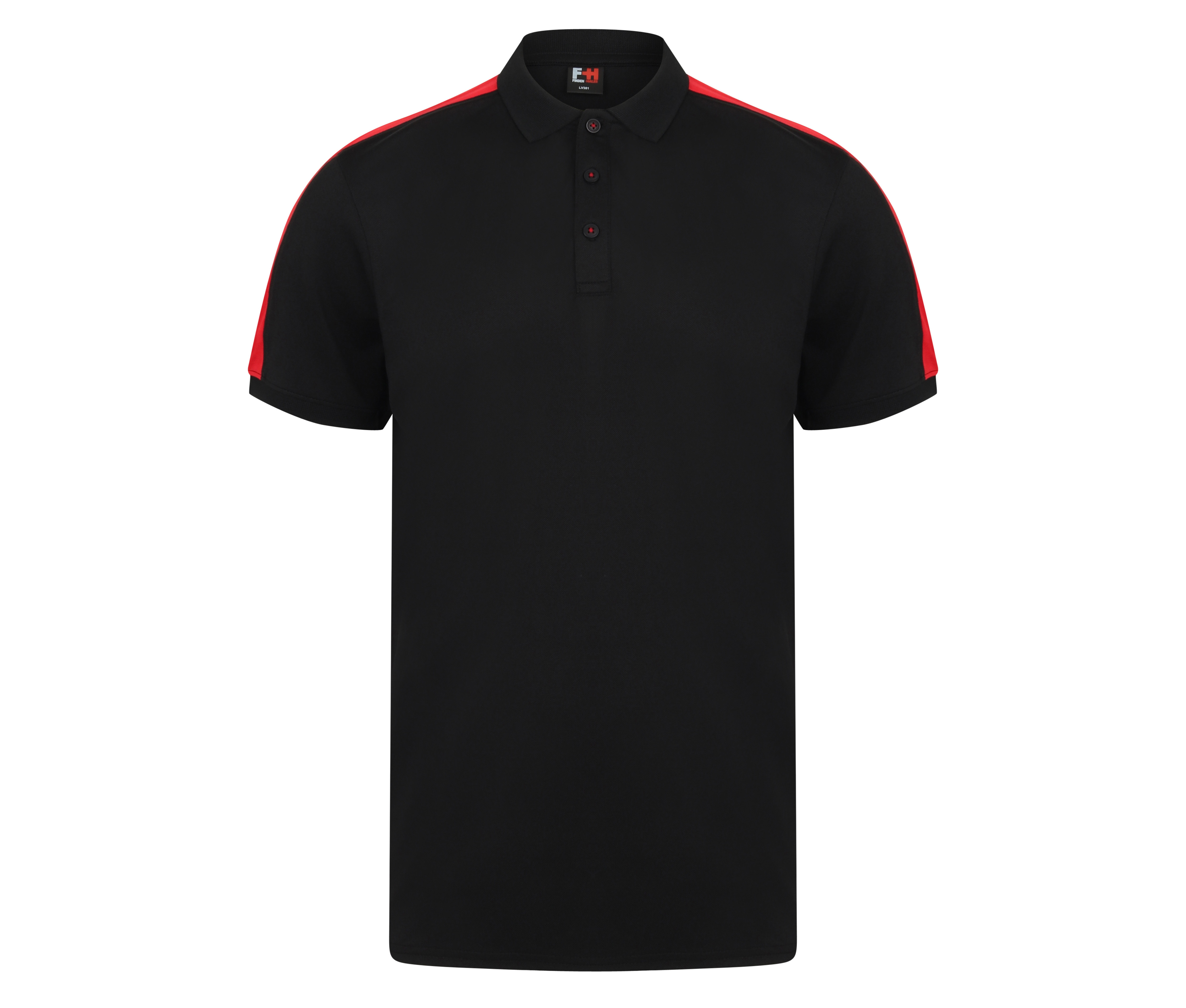 ADULTS CONTRAST PANEL POLO