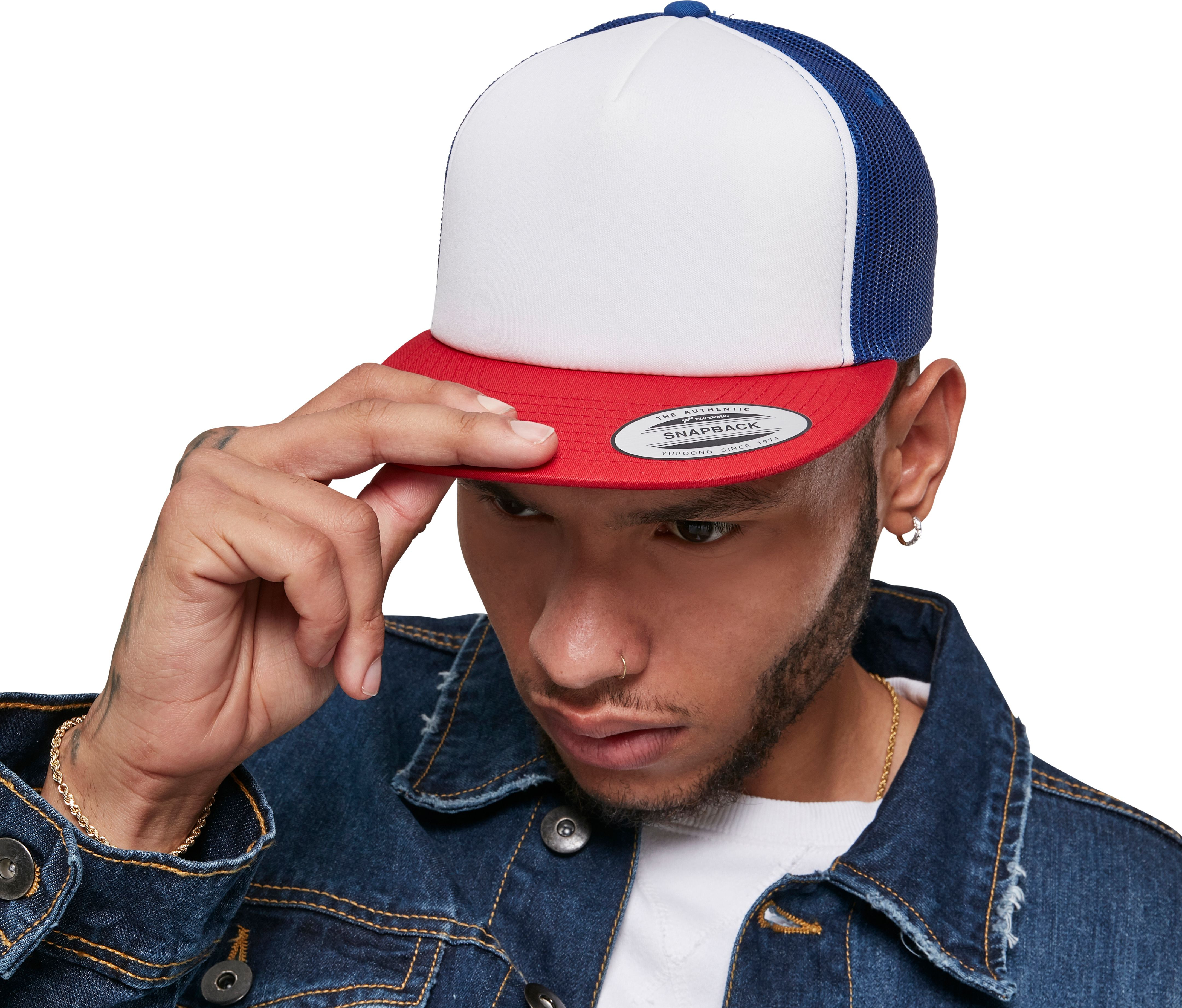 FOAM TRUCKER WITH WHITE FRONT