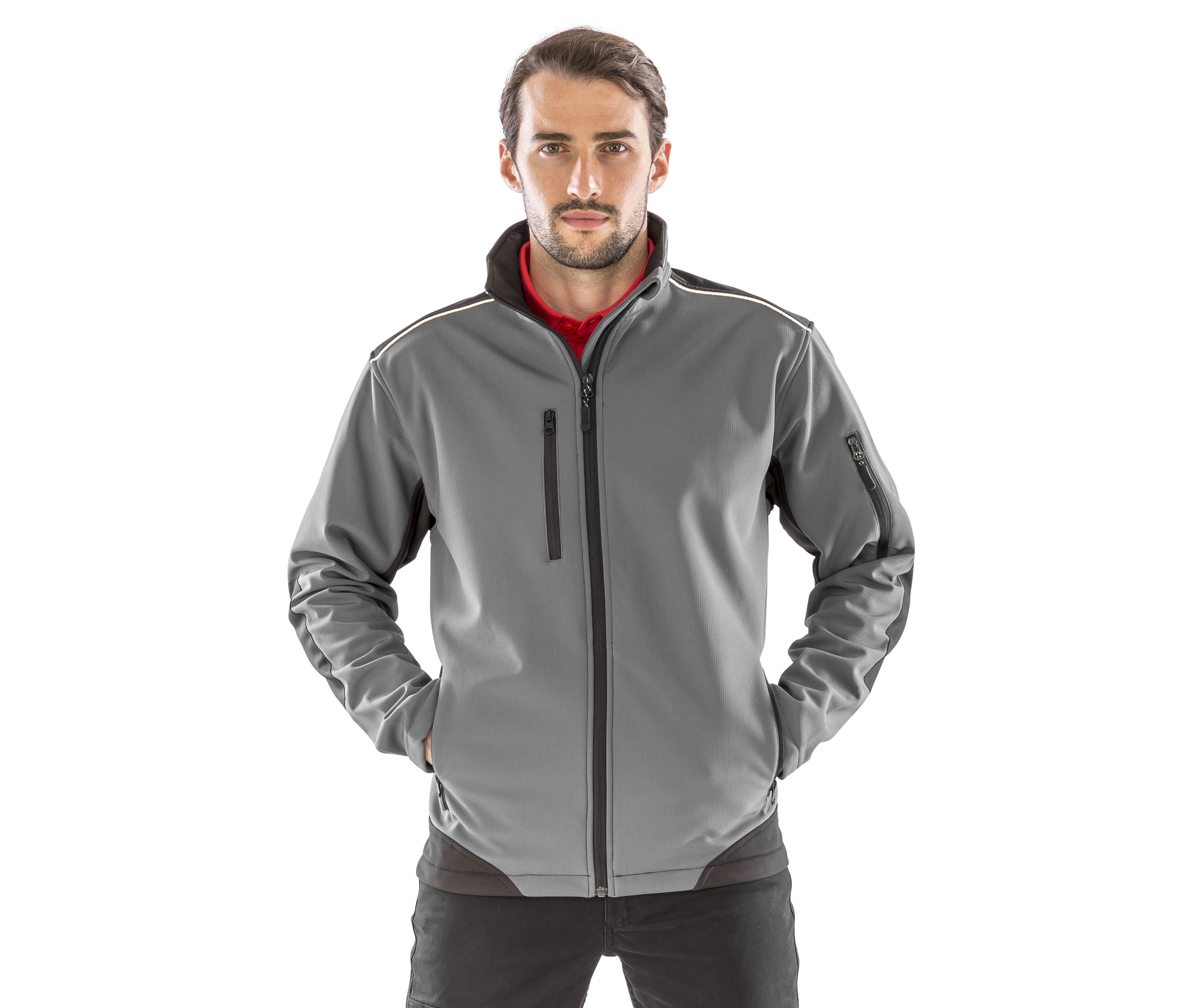 RIPSTOP SOFTSHELL WORKWEAR JACKET WITH CORDURA®