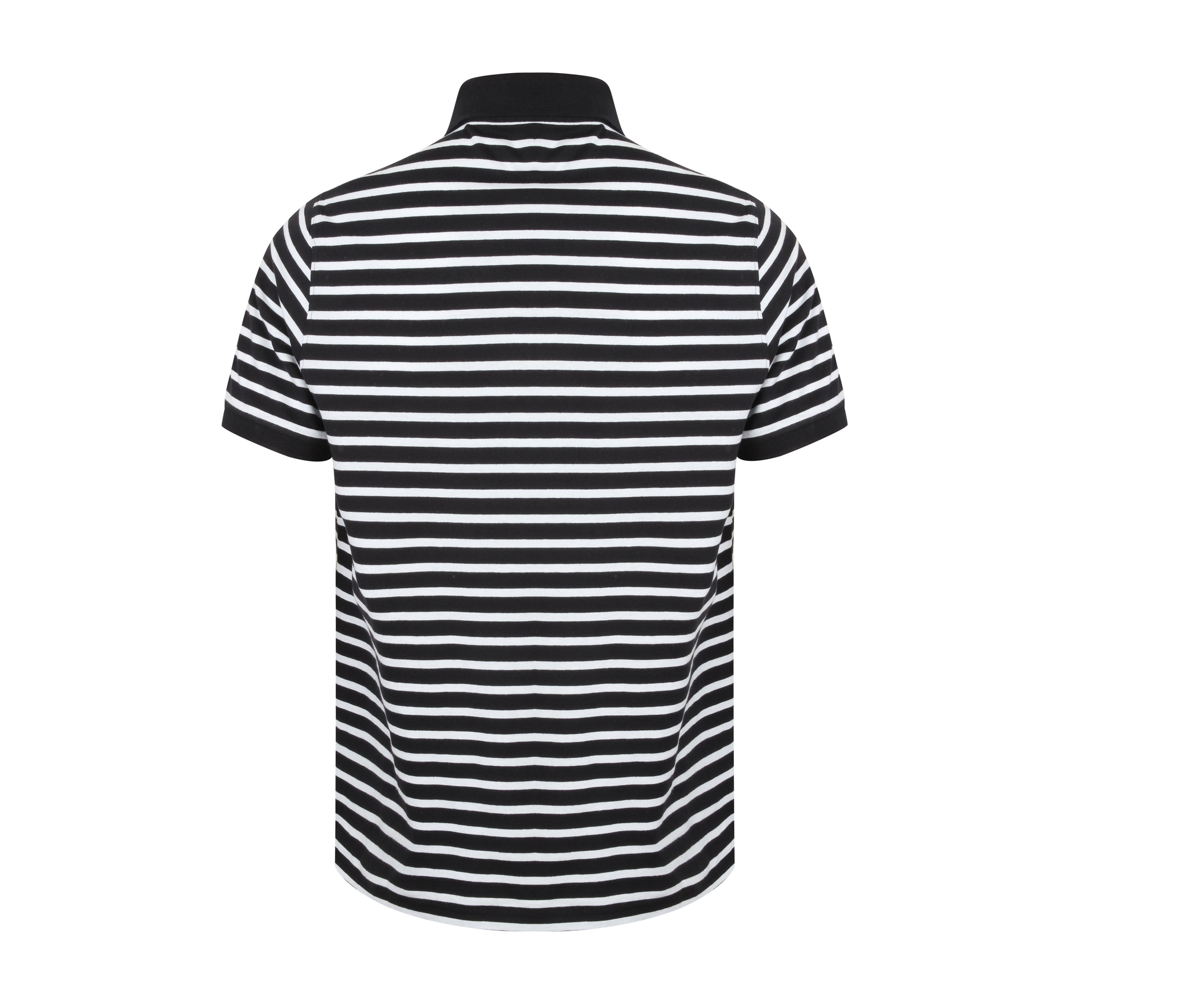 STRIPED JERSEY POLO SHIRT
