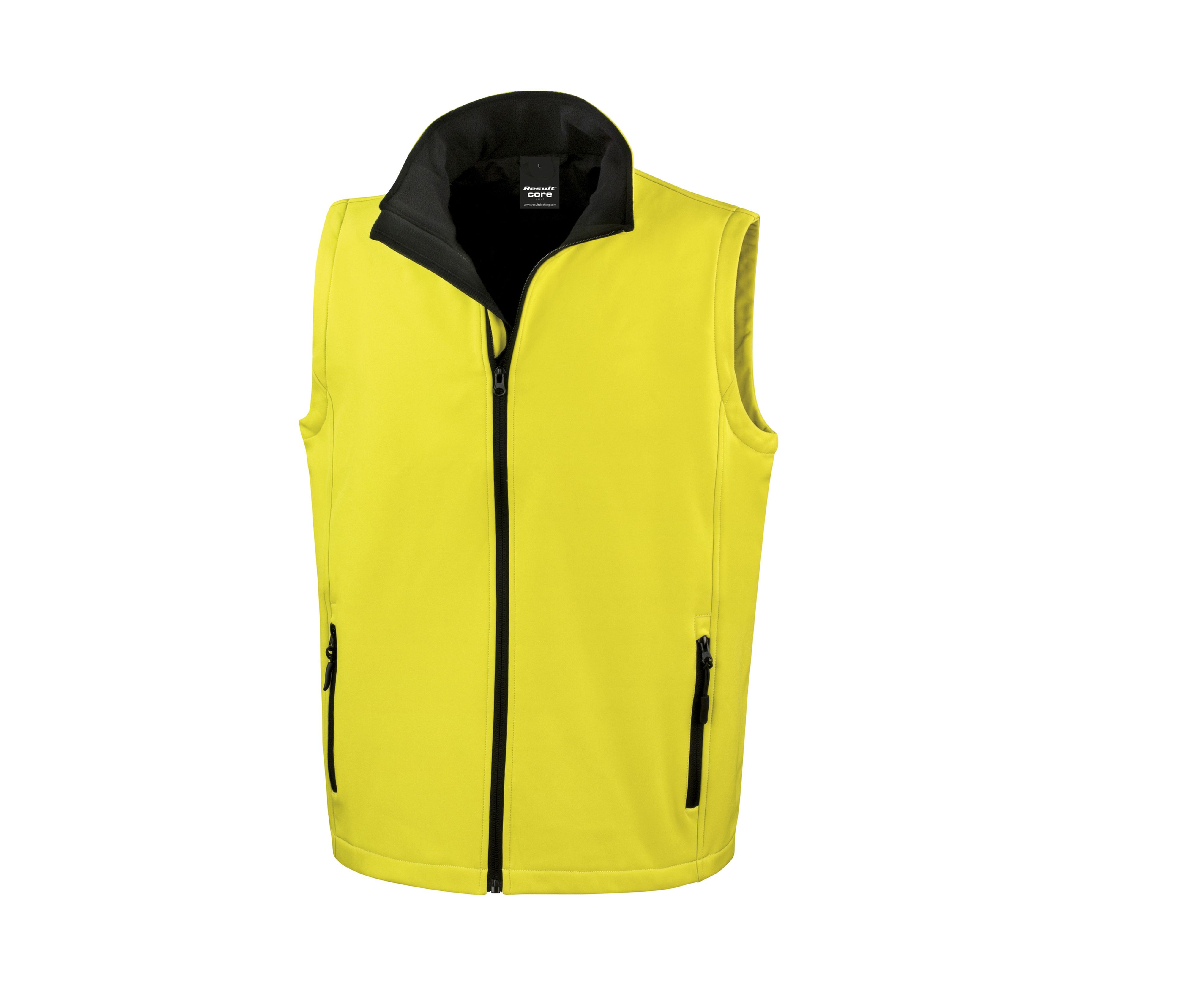 MENS PRINTABLE SOFTSHELL BODYWARMER