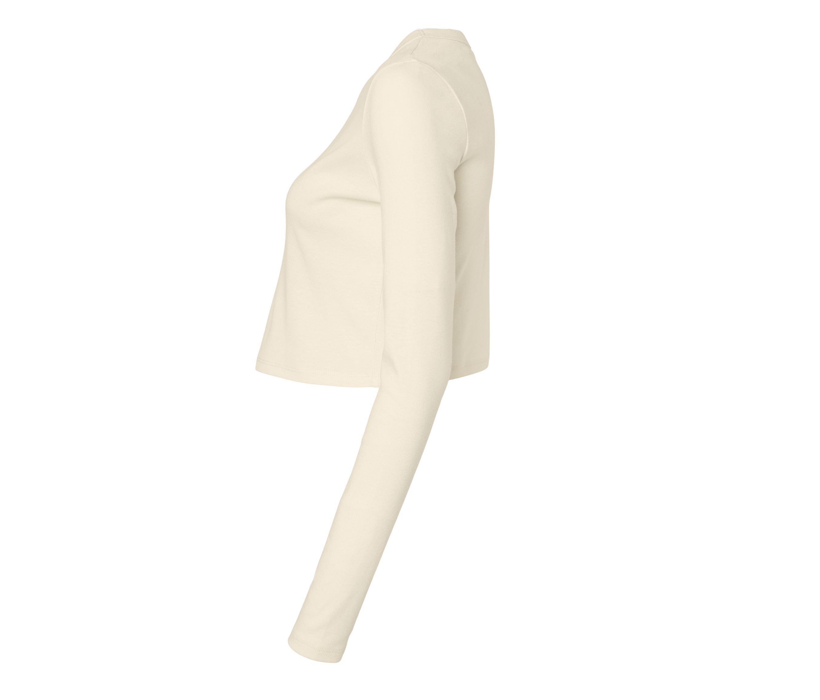 WOMEN'S MICRO RIB LONG SLEEVE BABY TEE