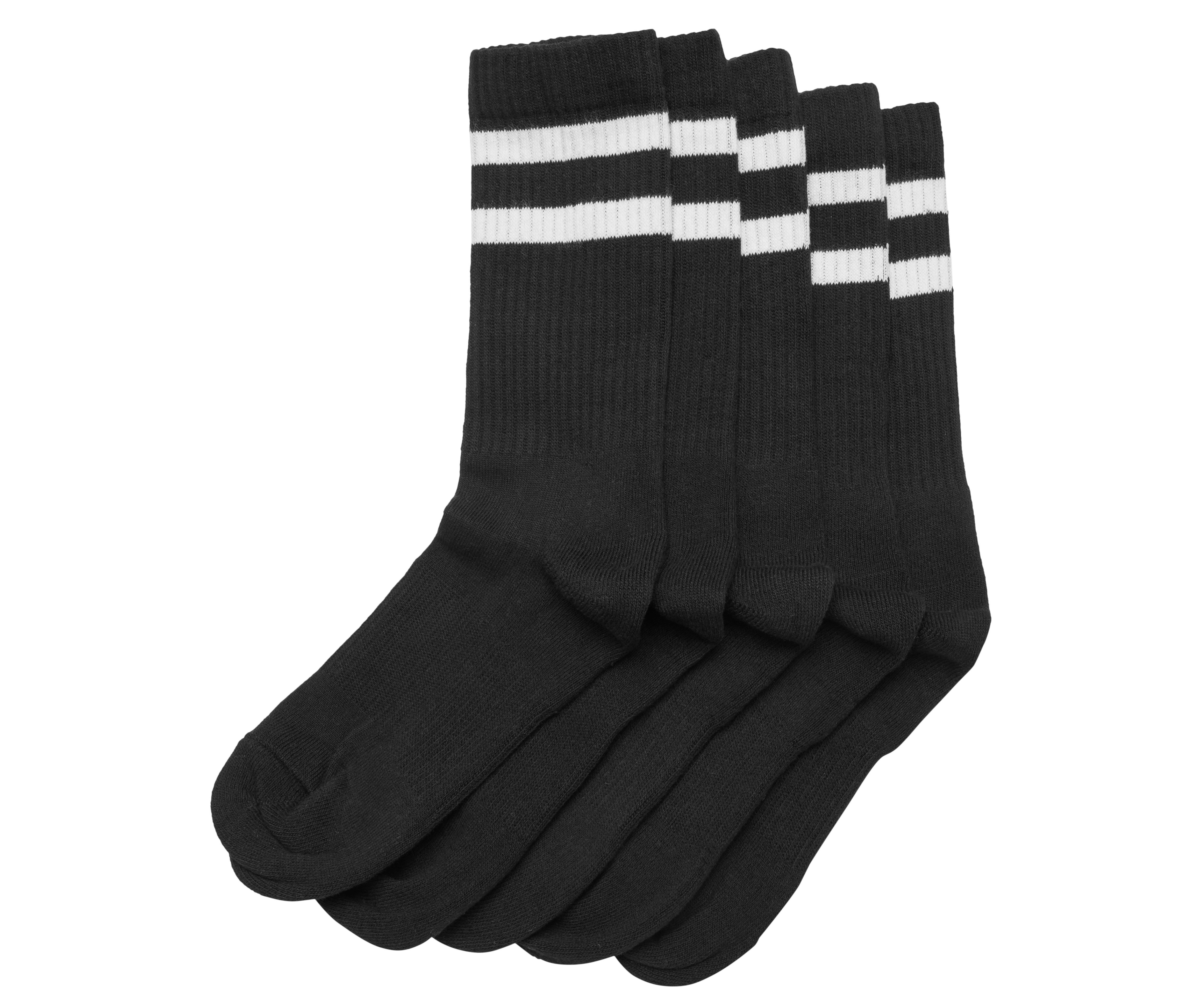 DOUBLE STRIPE SOCKS 5-PACK