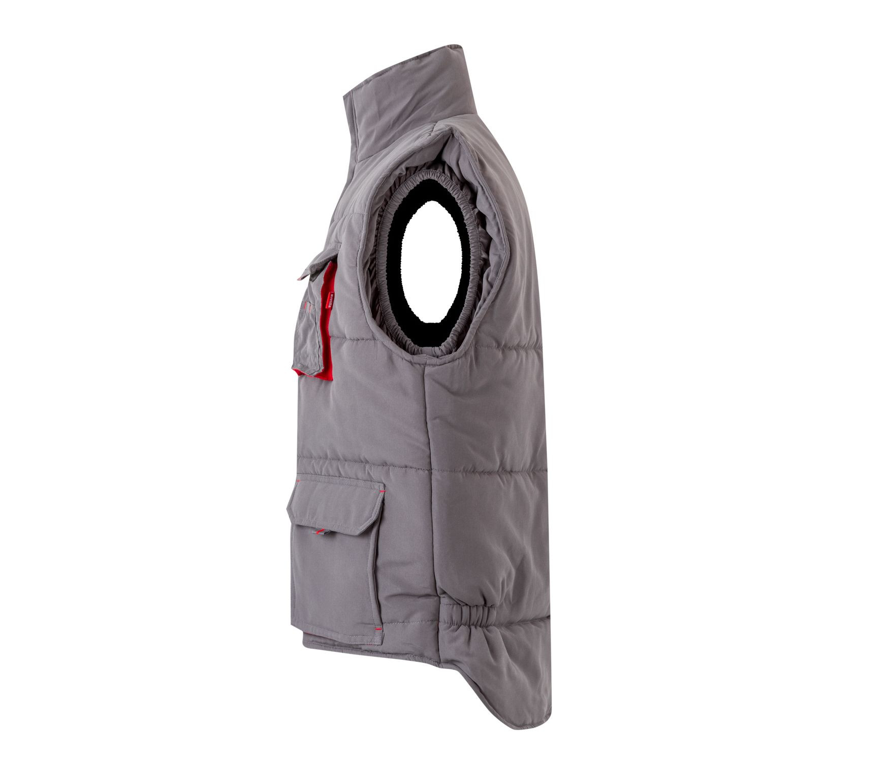 GILET MATELASSÉ BICOLORE MULTIPOCHES