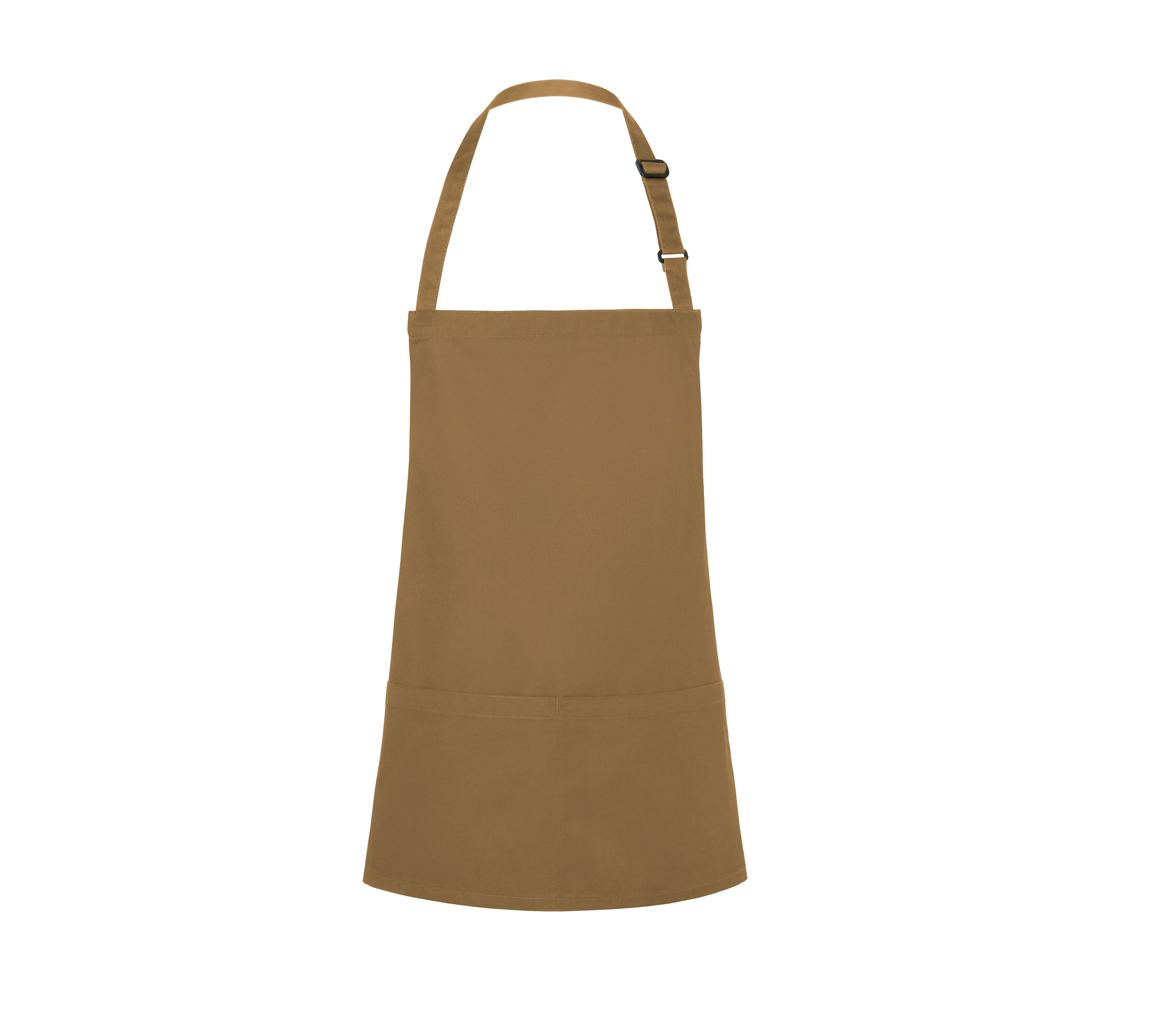SHORT BIB APRON BASIC WITH BUCKLE AND POCKET