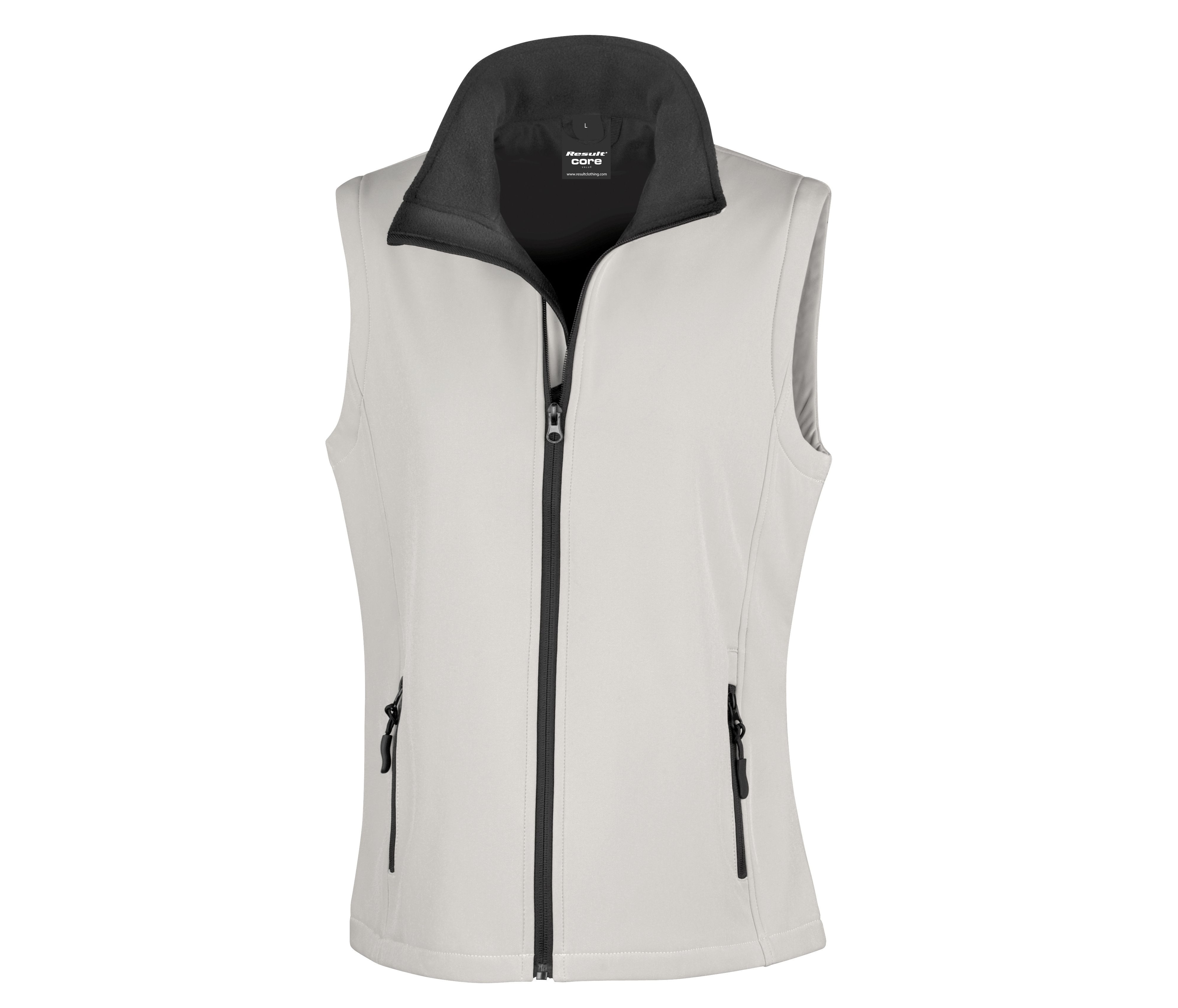 WOMENS PRINTABLE SOFTSHELL BODYWARMER