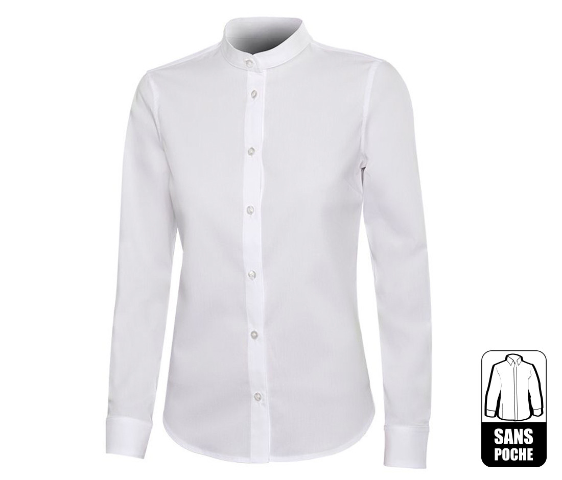 CHEMISE FEMME COL MAO