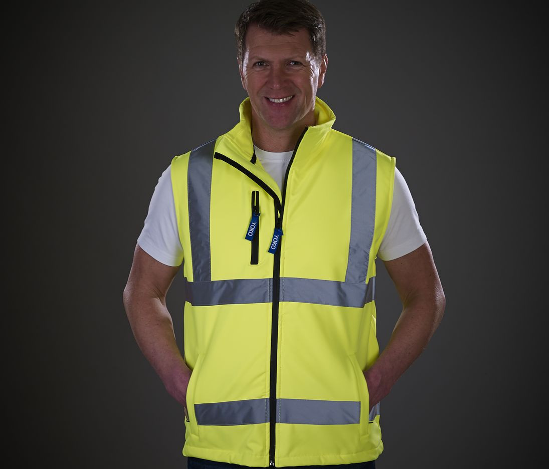 HI-VIS SOFTSHELL GILET