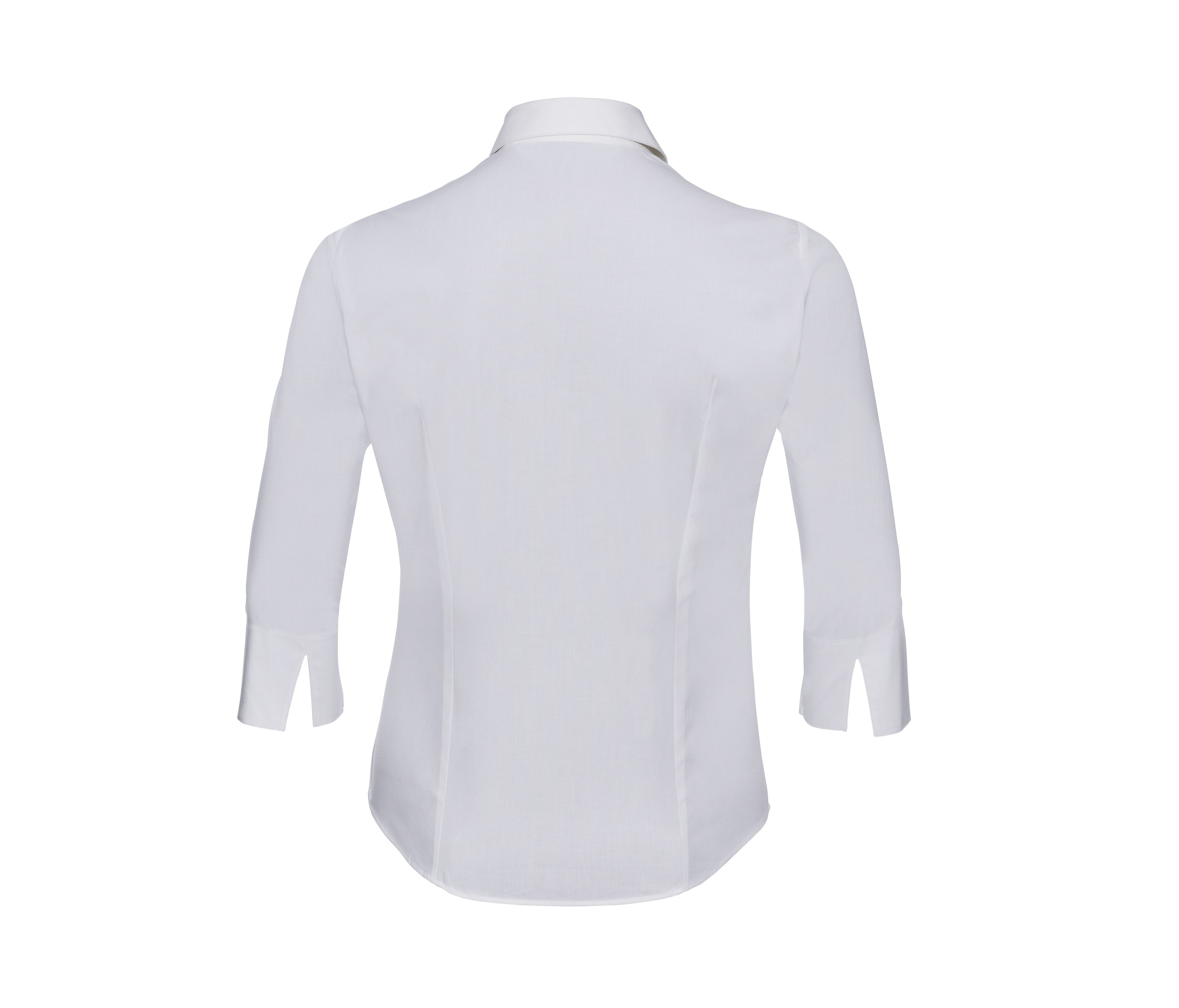 LADIES' 3/4 SLEEVE FITTED STRETCH SHIRT