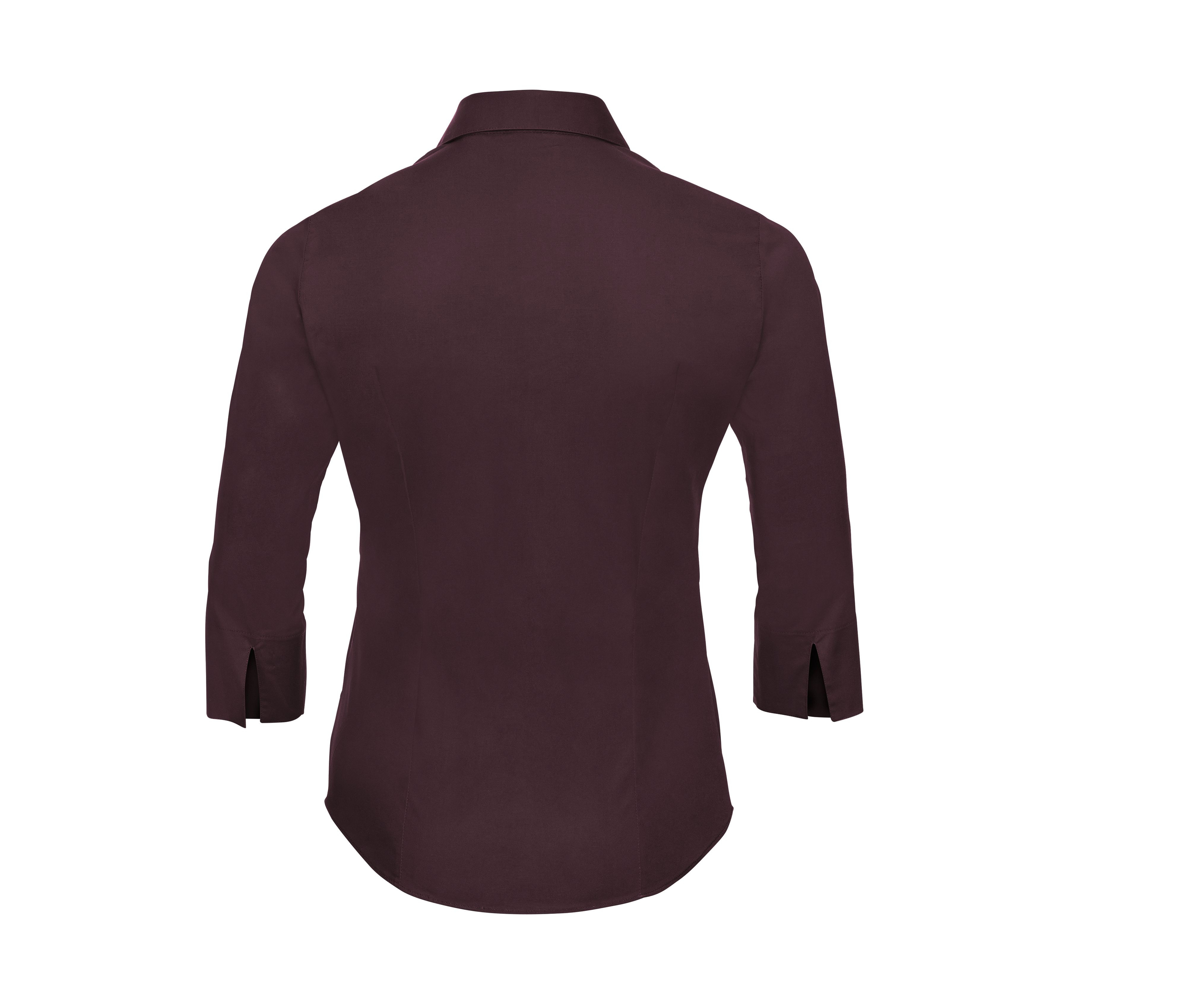 LADIES' 3/4 SLEEVE FITTED STRETCH SHIRT