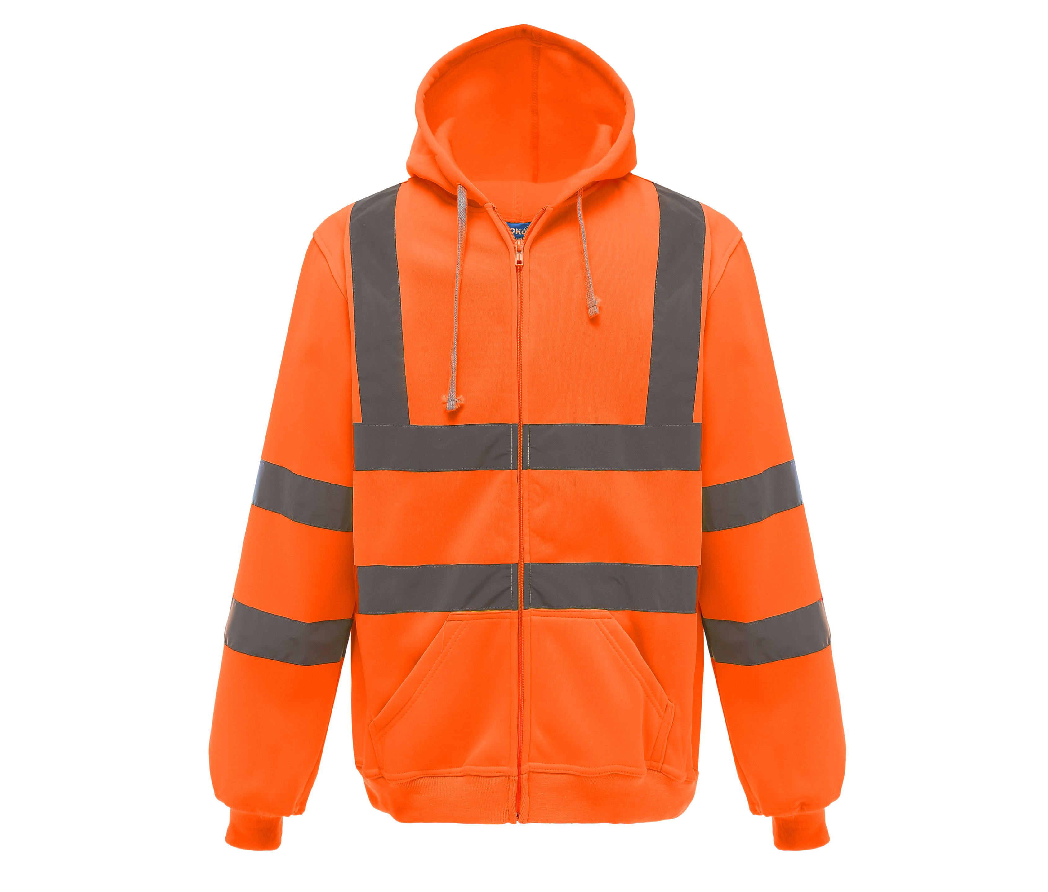 HI-VIS ZIP HOODIE