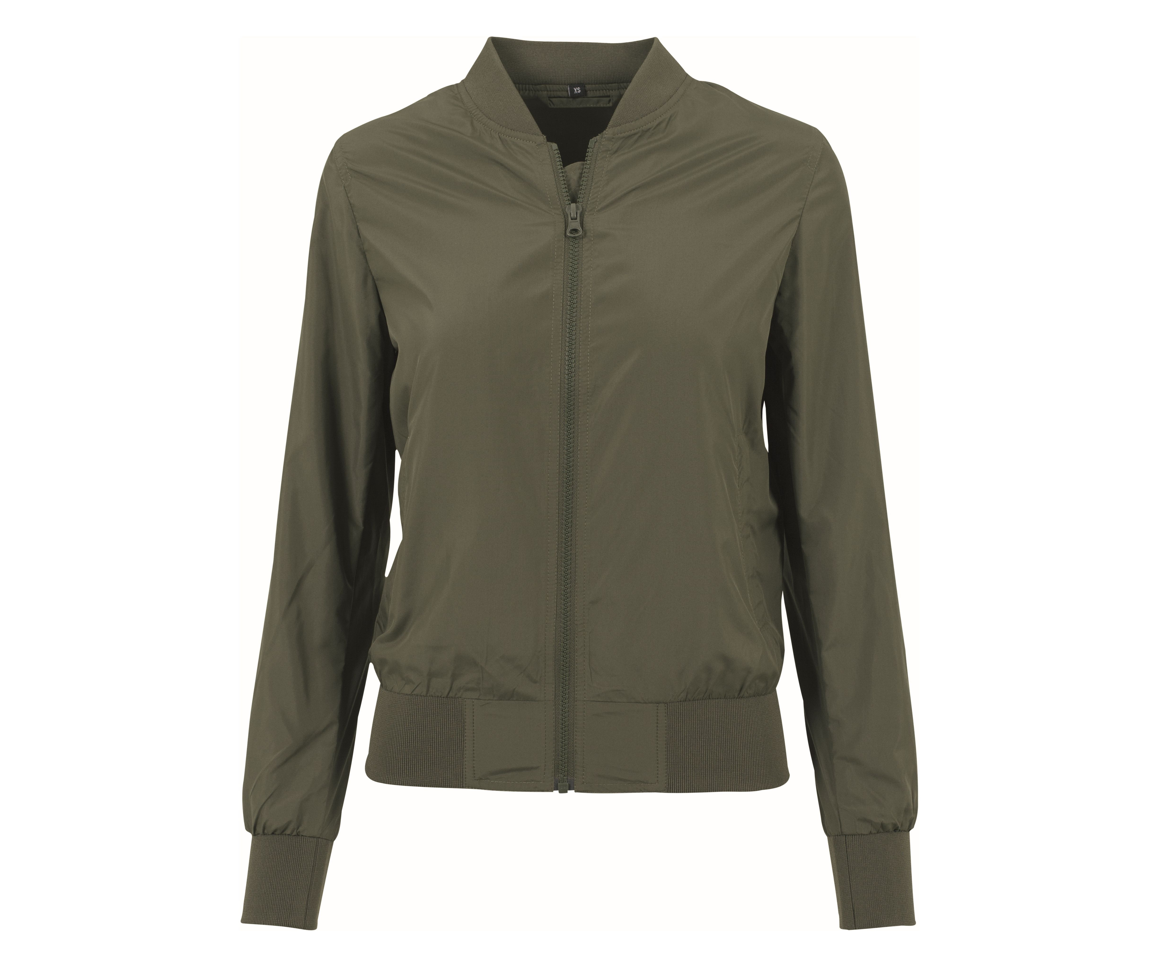 LADIES NYLON BOMBER JACKET