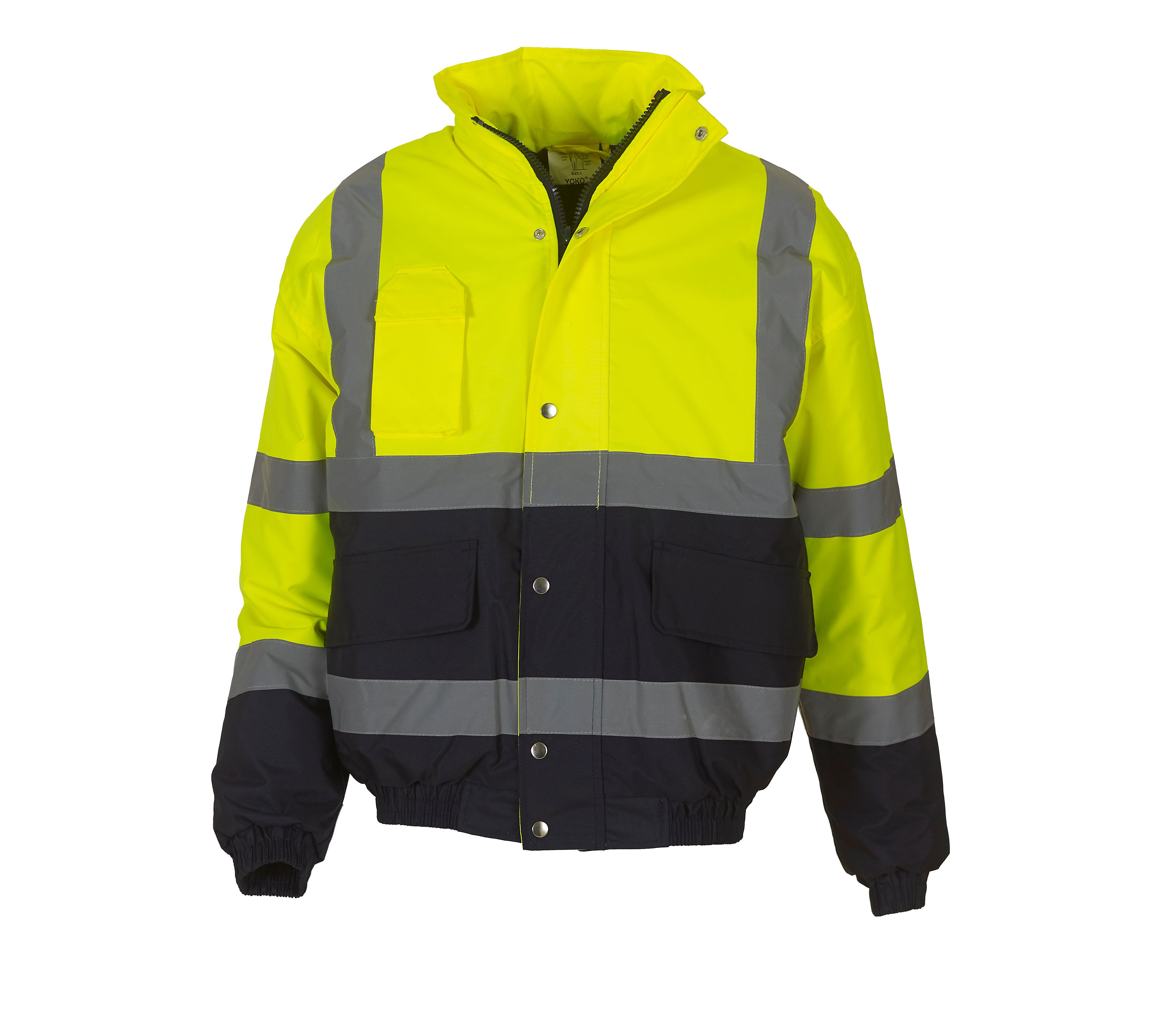 HI-VIS TWO-TONE BOMBER JACKET