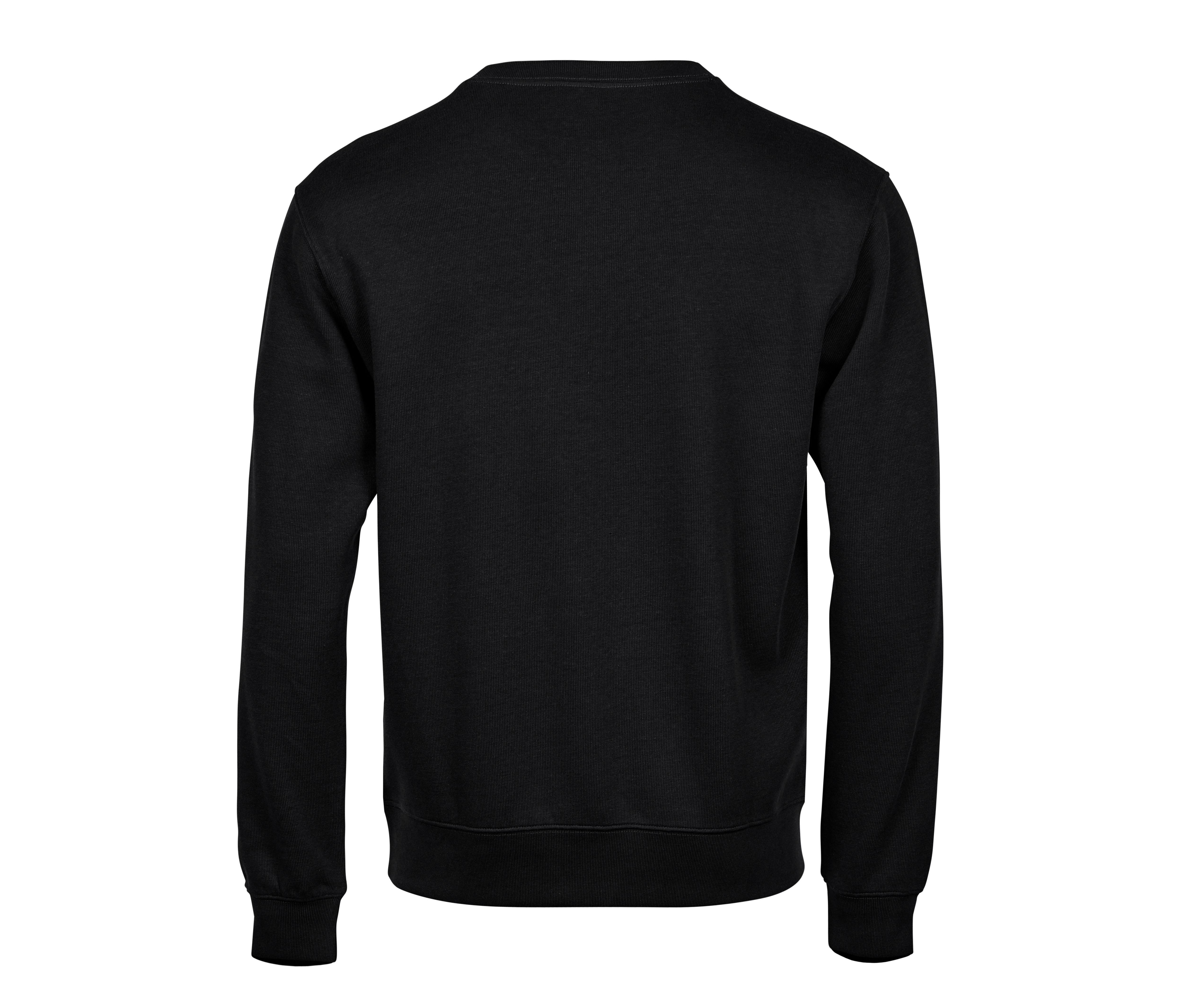 RIBBED INTERLOCK CREW NECK