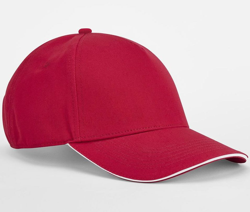 EARTHAWARE® CLASSIC ORGANIC COTTON 5 PANEL CAP - SANDWICH PEAK