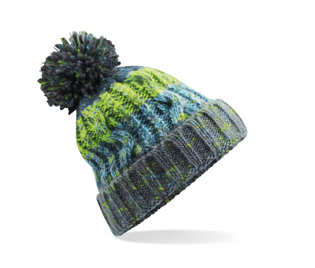 CORKSCREW POM POM BEANIE