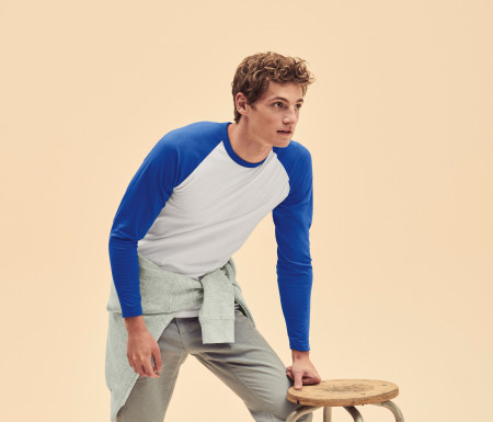 VALUEWEIGHT LONG SLEEVE BASEBALL T