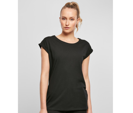 LADIES ORGANIC EXTENDED SHOULDER TEE