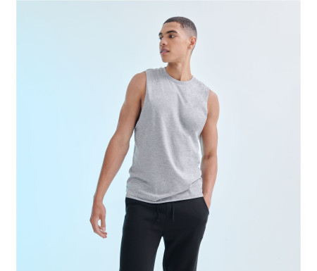 MEN’S HIGH NECK SLASH ARMHOLE VEST