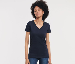 LADIES' PURE ORGANIC V-NECK