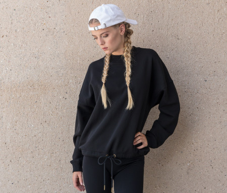 LADIES OVERSIZE CREWNECK