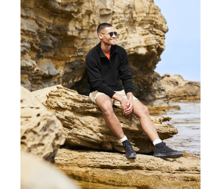 CLASSIC ZIP NECK SWEAT