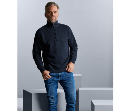 AUTHENTIC QUARTER ZIP SWEAT