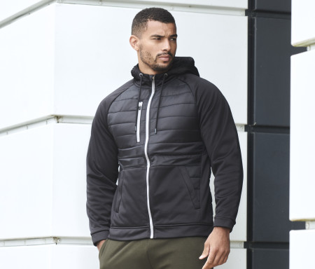 FULL ZIP PADDED SOFTSHELL JACKET