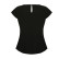 LADIES PLEAT FRONT S/S BLOUSE