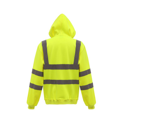 HI-VIS ZIP HOODIE