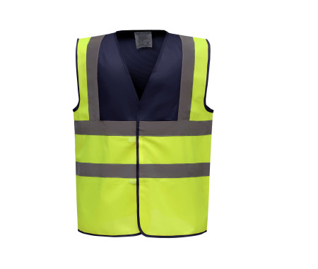 HI-VIS 2-BAND AND BRACES WAISTCOAT