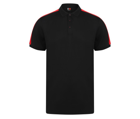 ADULTS CONTRAST PANEL POLO
