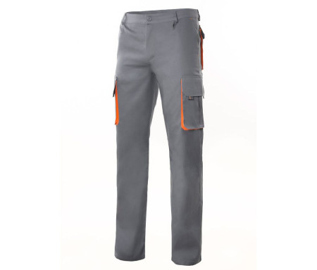 PANTALON MULTIPOCHES BICOLORE