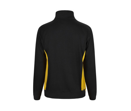 SWEAT BICOLORE COL ZIPPÉ