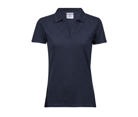 WOMENS LUXURY STRETCH V-NECK POLO