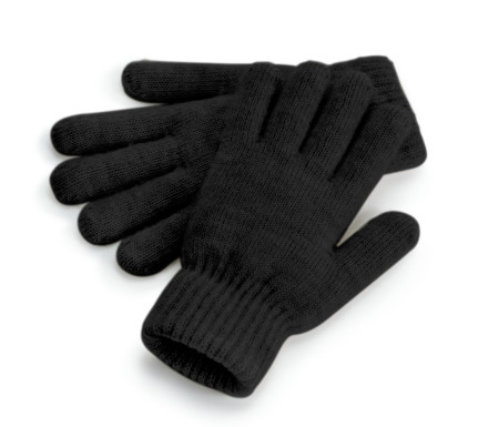 COSY RIBBED CUFF GLOVES