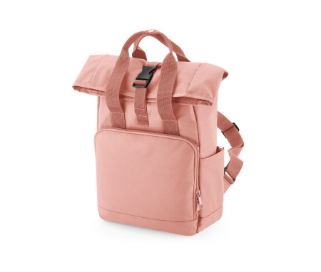 RECYCLED MINI TWIN HANDLE ROLL-TOP LAPTOP BACKPACK