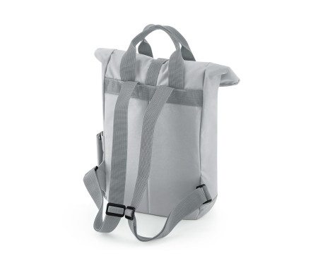 RECYCLED MINI TWIN HANDLE ROLL-TOP LAPTOP BACKPACK