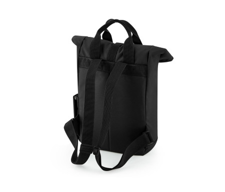 RECYCLED MINI TWIN HANDLE ROLL-TOP LAPTOP BACKPACK