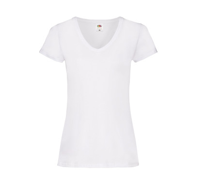 LADIES VALUEWEIGHT V-NECK T