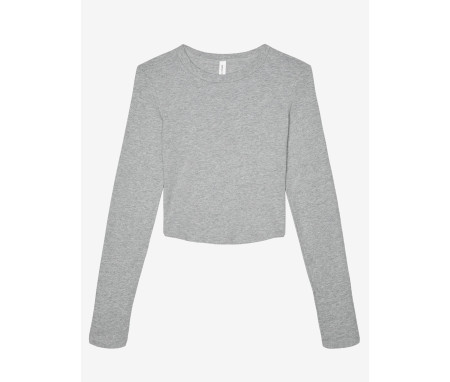 WOMEN'S MICRO RIB LONG SLEEVE BABY TEE