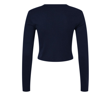 WOMEN'S MICRO RIB LONG SLEEVE BABY TEE