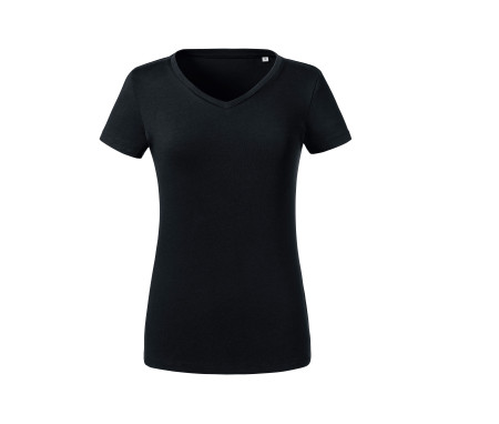 LADIES' PURE ORGANIC V-NECK