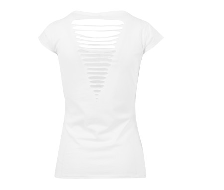 LADIES BACK CUT TEE